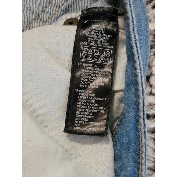 Life in Progress Womens Blue Wash Denim Skinny Jeans Zipper Ankle Detail Size 25 - Picture 7 of 8